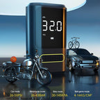ATJ-8466 Portable Car Tire Air Pump Digital Display Wireless Electric Air Pump, Style: Dual Power, Dual Power Style