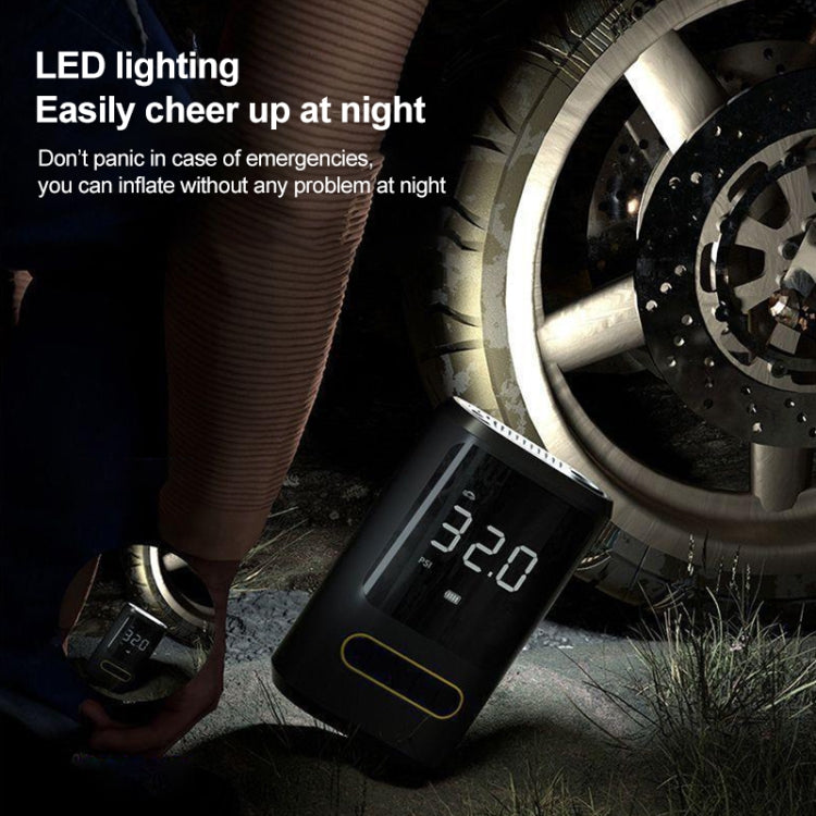 ATJ-8466 Portable Car Tire Air Pump Digital Display Wireless Electric Air Pump, Style: Dual Power, Dual Power Style