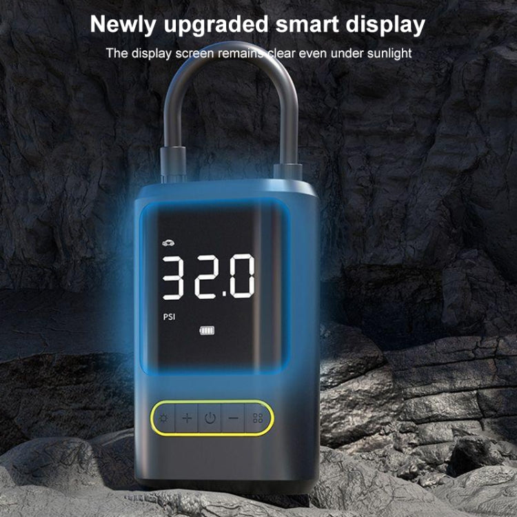 ATJ-8466 Portable Car Tire Air Pump Digital Display Wireless Electric Air Pump, Style: Dual Power, Dual Power Style
