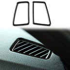 For BMW 3 Series E90 2005-2012 2pcs Car Instrument Air Outlet Frame Decorative Sticker, Left and Right Drive Universal, Car Instrument Air Outlet Frame