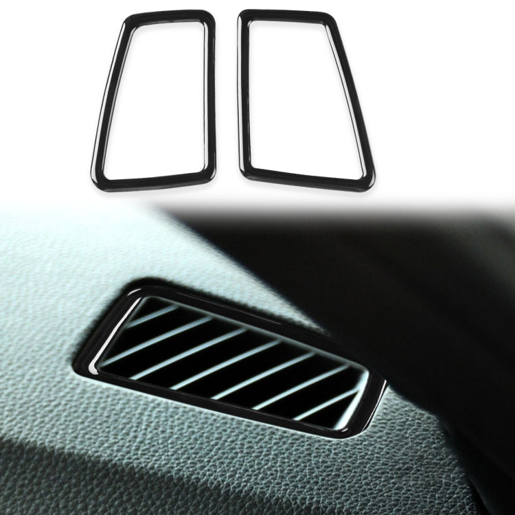 For BMW 3 Series E90 2005-2012 2pcs Car Instrument Air Outlet Frame Decorative Sticker, Left and Right Drive Universal, Car Instrument Air Outlet Frame