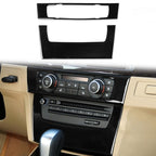 For BMW 3 Series E90/E92 2005-2012 Car Air Conditioner CD Control Panel High without Holes Decorative Sticker, Left and Right Drive Universal, Car Air Conditioner CD Control Panel High without Holes