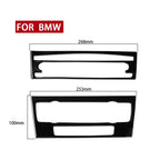 For BMW 3 Series E90/E92 2005-2012 2pcs Car Air Conditioner CD Control Panel Non-navigation with Holes Decorative Sticker, Left and Right Drive Universal, Car Air Conditioner CD Control Panel Non-navigation with Holes