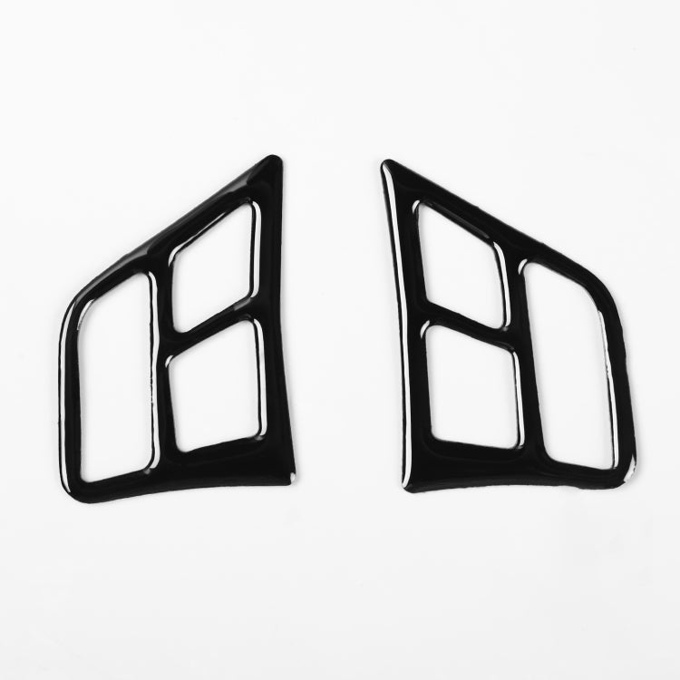 For BMW 3 Series E90 2005-2012 2pcs Car Steering Wheel Buttons Decorative Sticker, Left and Right Drive Universal, Car Steering Wheel Buttons