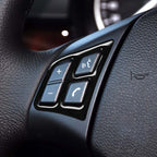 For BMW 3 Series E90 2005-2012 2pcs Car Steering Wheel Buttons Decorative Sticker, Left and Right Drive Universal, Car Steering Wheel Buttons