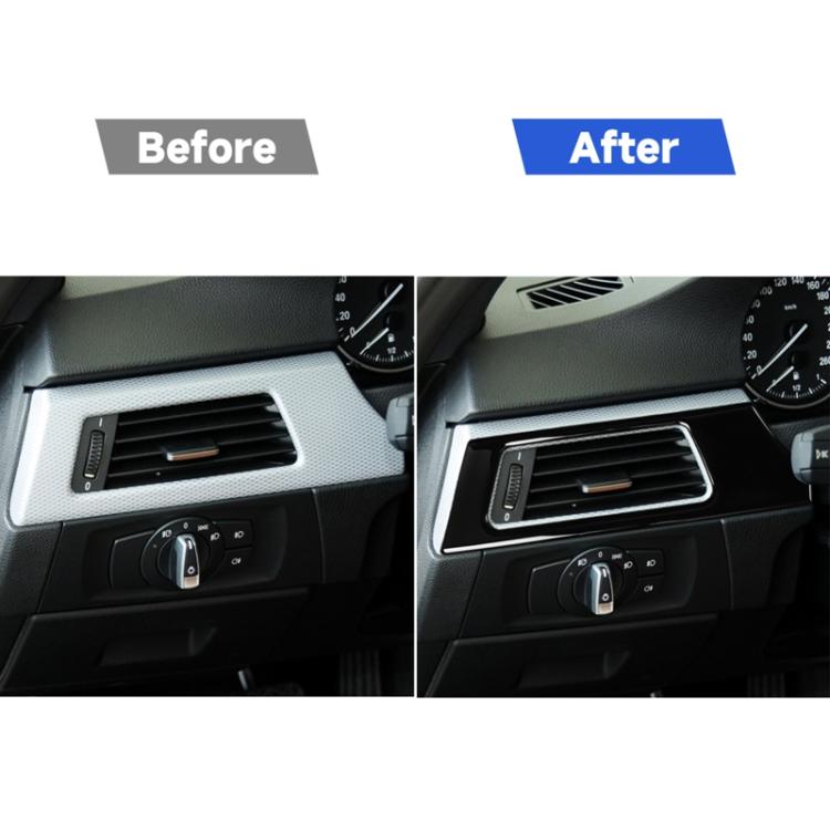 For BMW 3 Series E90/E92/E93 2005-2012 Car Main Driver Air Outlet Decorative Sticker,  Left Drive, Car Main Driver Air Outlet, Left Drive