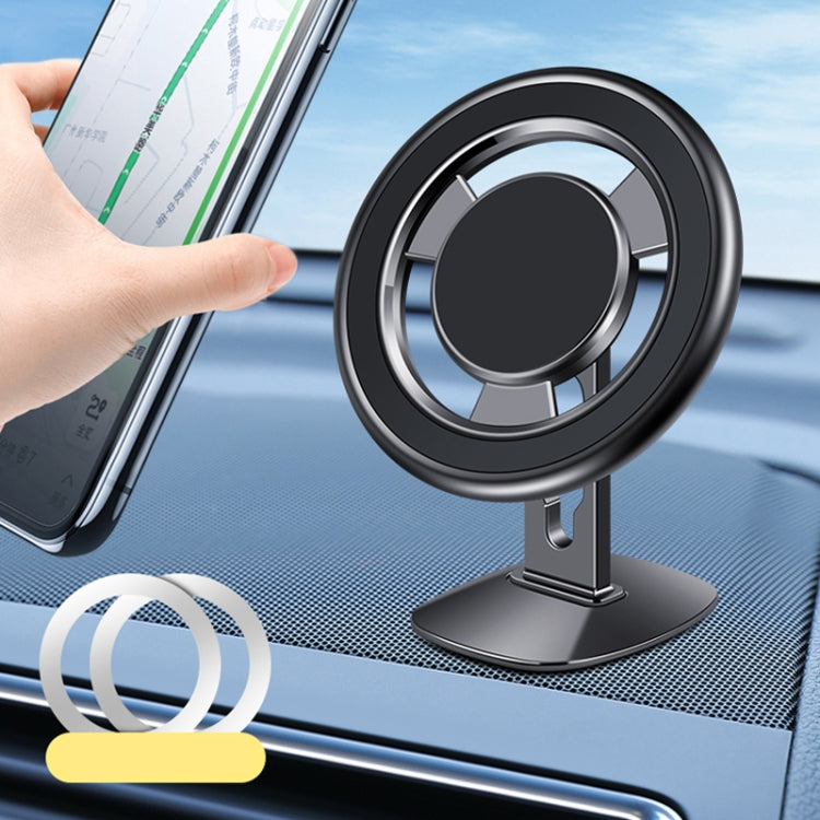 F68 360 Degree Rotating Car Magnetic Mobile Phone Bracket, F68