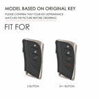 For Lexus 4-button Hallmo Car Cowhide Leather Key Protective Cover Key Case, C131