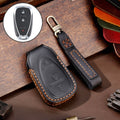 For Chevrolet 3-button Hallmo Car Cowhide Leather Key Protective Cover Key Case, C112