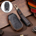 For Chevrolet 5-button Hallmo Car Cowhide Leather Key Protective Cover Key Case, C114