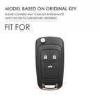 For Chevrolet Folding Hallmo Car Cowhide Leather Key Protective Cover Key Case, C115