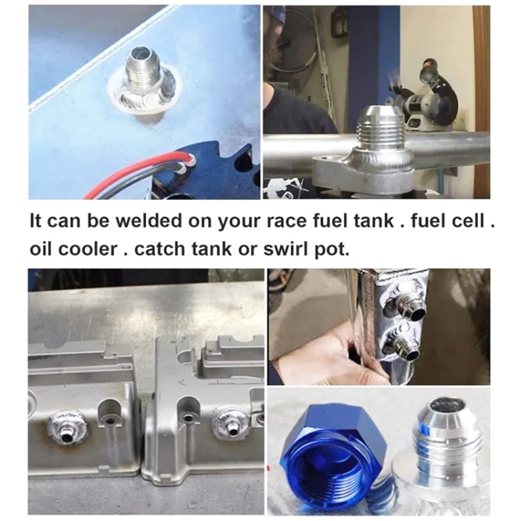 AN20 Car Oil Pipe Joint Breathable Pot Connector, AN20