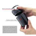 N12E Car Creative Ashtray Solar Power With Light And Cover With Cigarette Liighter