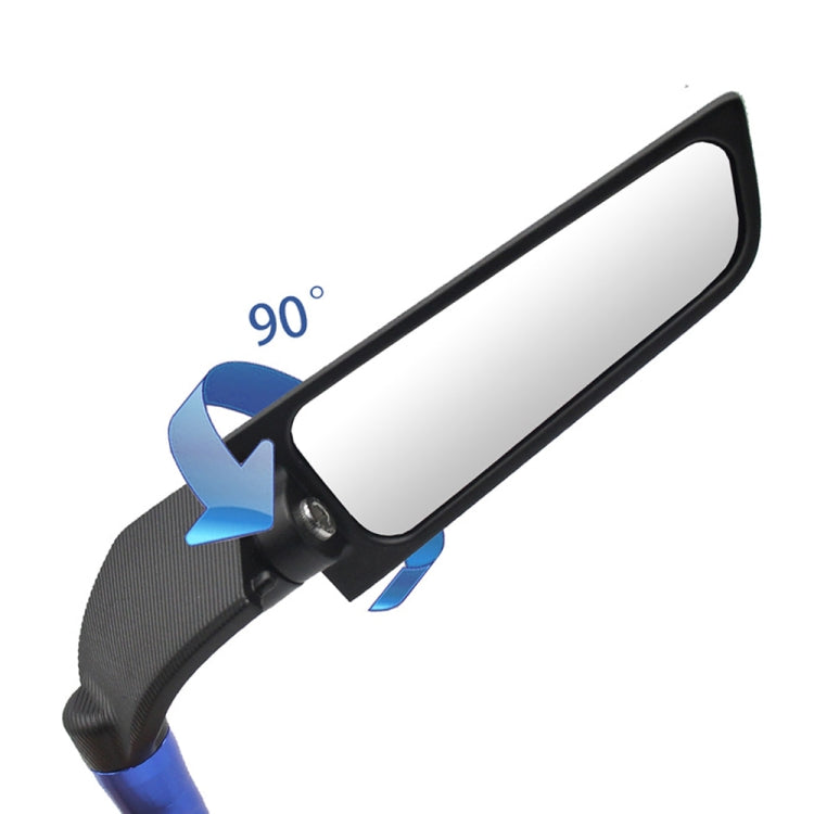 Motorcycle Modification Fixed Wind Wing Rearview Mirror, M-RM003 (Red), M-RM003 (Blue), M-RM003 (Black)