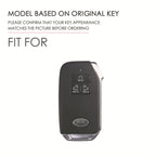 For KIA Carnival EX / SX Hallmo Car Cowhide Leather Key Protective Cover Key Case, C138