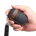 For Kia C133 4-button Hallmo Car Cowhide Leather Key Protective Cover Key Case, C133