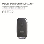 For Kia Sorento / Seltos 2021 / K5 Hallmo Car Cowhide Leather Key Protective Cover Key Case, C173