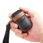 For Kia K4 Hallmo Car Cowhide Leather Key Protective Cover Key Case, C179