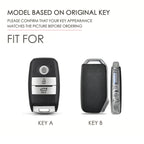 For Kia Sportage R / K5 / K4 / K2 / KX3 Hallmo B Style Car Cowhide Leather Key Protective Cover Key Case, C135