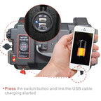 Outdoor Portable Multifunctional Battery Box 12V USB Output Emergency Power Supply