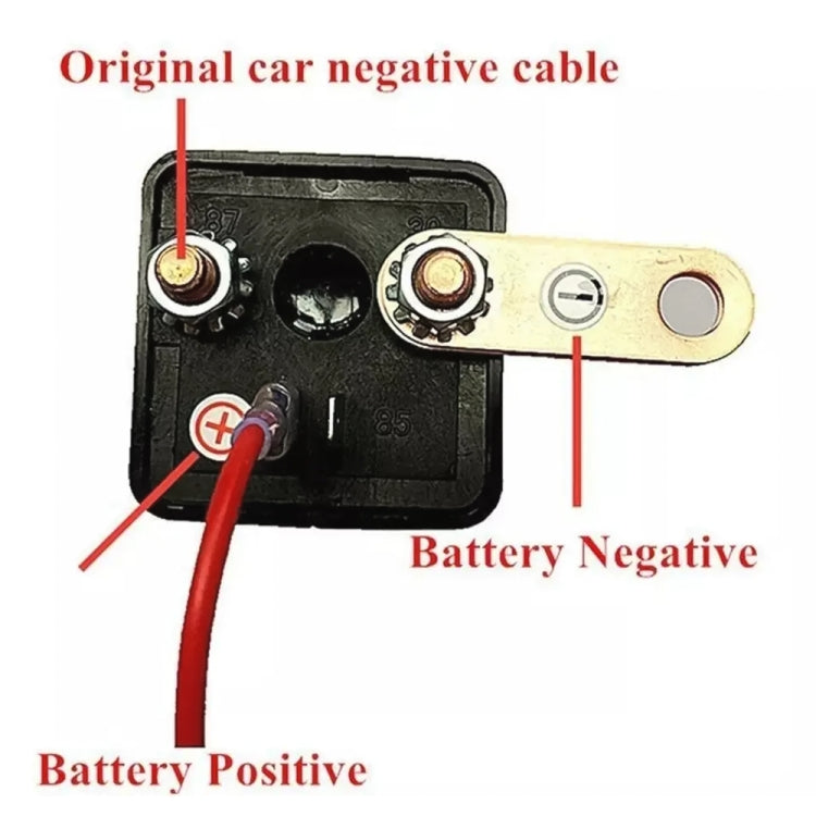 ZL180 12V 200A Car Relay Remote Rireless Battery Isolator with Battery Clip x 2 & Remote Control x 2, 12V 200A  with Battery Clip x 2 & Remote Control x 2