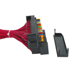 Car 15-way Fuse Box with 4-way 12V 40A Relay, 12V 40A