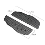 Car Rear View Mirror Rain Eyebrow Cover Catering Mirror PVC Carbon Fiber Pattern Rain Shield, DM-119