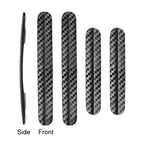 4 in 1 Car Door Anti-Static PC Carbon Fiber Anti-Collision Strip, Carbon Fiber Anti-Collision Strip