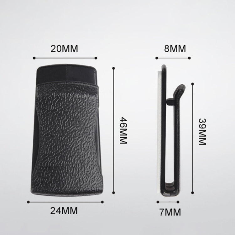 2 in 1 Adhesive Car Mini Hook Card Holder