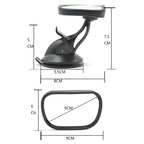 Car Suction Cup Rear Child Safety Seat Viewing Mirror, DM-077