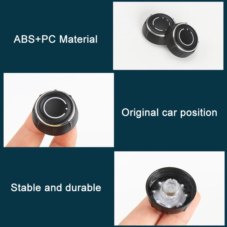 For Porsche Cayenne Car Left CD Player Volume Adjustment Knob Cover 97064292901