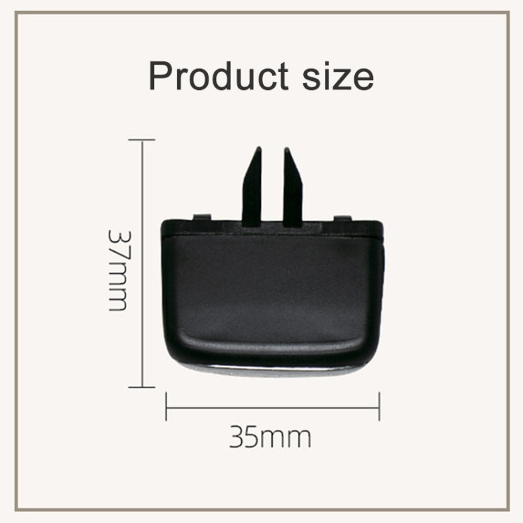 For Toyota Previa Left-hand Drive Car Left and Right Air Conditioning Air Outlet Paddle 55670-28250, For Toyota Previa (Black), For Toyota Previa (Beige)