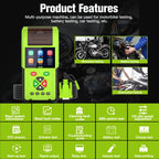 JDiag M200 8V-30V OBD Motorcycles Diagnostic Instrument with Data Printing, M200