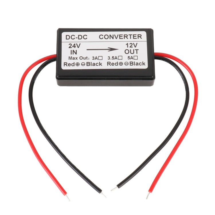 DC24V-12V 3.5A Car Power Step-down Transformer, 3.5A Car Power Step-down Transformer