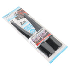 1 Pair Car Solid Color Silicone Bumper Strip, Style: Short, Solid Color