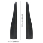 1 Pair Car Solid Color Silicone Bumper Strip, Style: Long, Solid Color