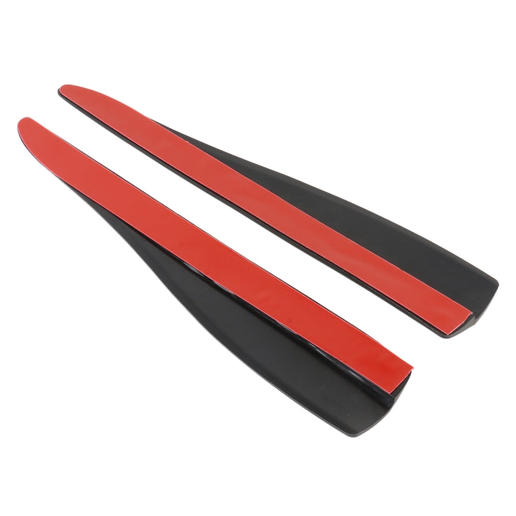 1 Pair Car Carbon Fiber Silicone Bumper Strip, Style: Long, Carbon Fiber