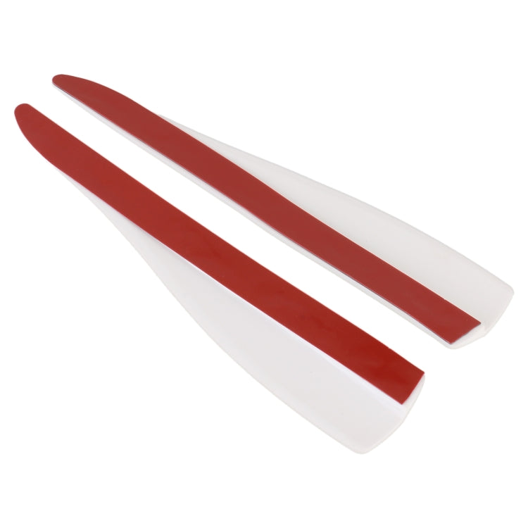 1 Pair Car Carbon Fiber Silicone Bumper Strip, Style: Long, Carbon Fiber