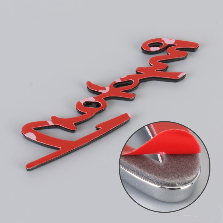 Car TROPHY Personalized Aluminum Alloy Decorative Stickers, Size: 11.5x2.5x0.35cm