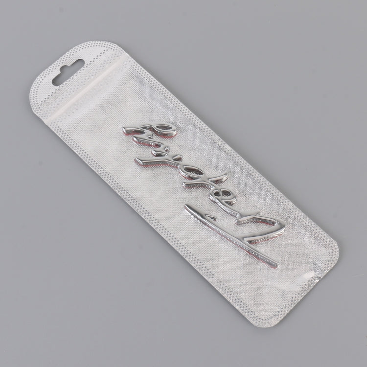 Car TROPHY Personalized Aluminum Alloy Decorative Stickers, Size: 11.5x2.5x0.35cm