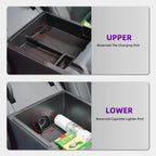 For Ford Bronco 2021 Car Armrest Box Double Layer Storage Box, Car Armrest Box