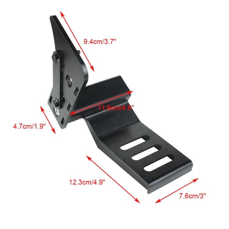For Jeep Wrangler JL 2018-2019 Car Modification Curved Metal Left Foot Rest Pedal, For Jeep Wrangler JL 2018-2019 Curved Style