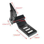 For Jeep Wrangler JL 2018-2019 Car Modification Curved Metal Left Foot Rest Pedal, For Jeep Wrangler JL 2018-2019 Curved Style
