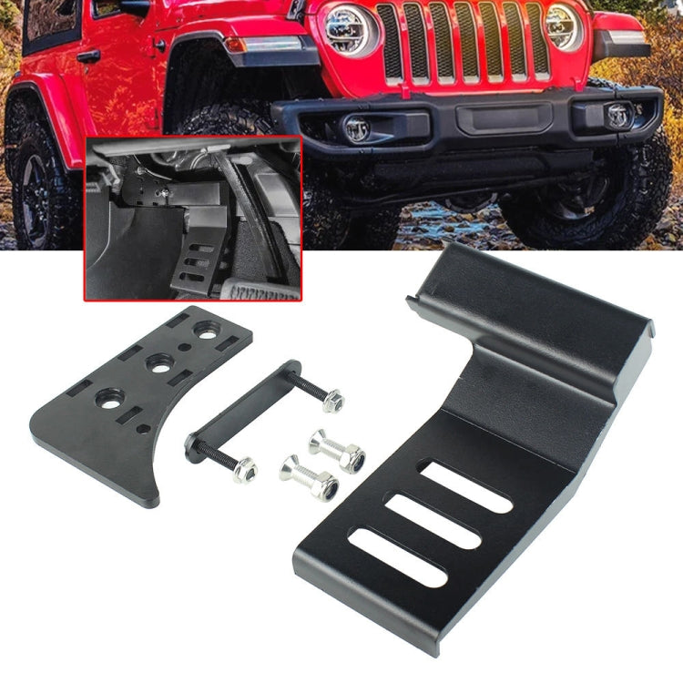 For Jeep Wrangler JL 2018-2019 Car Modification Curved Metal Left Foot Rest Pedal, For Jeep Wrangler JL 2018-2019 Curved Style