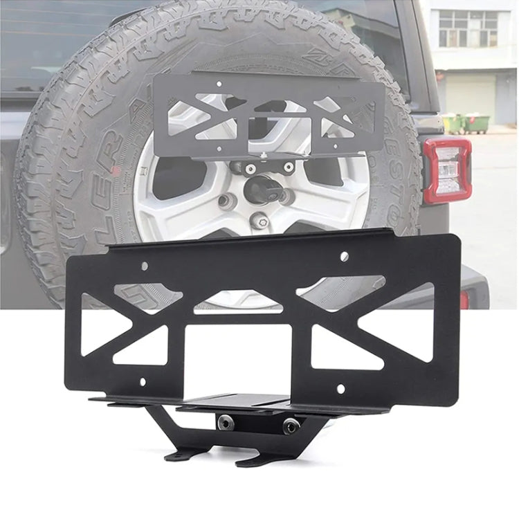 For Jeep Wrangler JL 2018-2019 Car Modified Tire License Plate Frame Mounting Bracket, For Jeep Wrangler JL 2018-2019 US Version