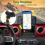 For Jeep Wrangler JL / JT 2018 Car Modified Dashboard Storage Box with Phone Navigation Bracket, For Jeep Wrangler JL / JT 2018