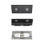 For BMW 3 Series E84 E90 F25 X3 Car Air Conditioner Panel Switch Button Air Volume Key without OFF 6411 9344 143-MA, Air Volume Key
