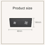 For BMW 3 Series E84 E90 F25 X3 Car Air Conditioner Panel Switch Button Air Volume Key without OFF 6411 9344 143-MA, Air Volume Key