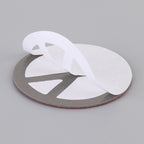 Car No Smoking Sign Universal Personalized Aluminum Alloy Decorative Sticker, Size: 5 x 0.33cm