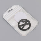 Car No Smoking Sign Universal Personalized Aluminum Alloy Decorative Sticker, Size: 5 x 0.33cm